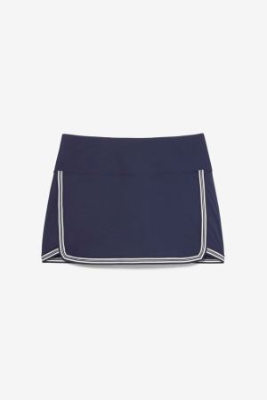 FILA Heritage Skirts Navy,Womens Tennis | CA.JLIKND879